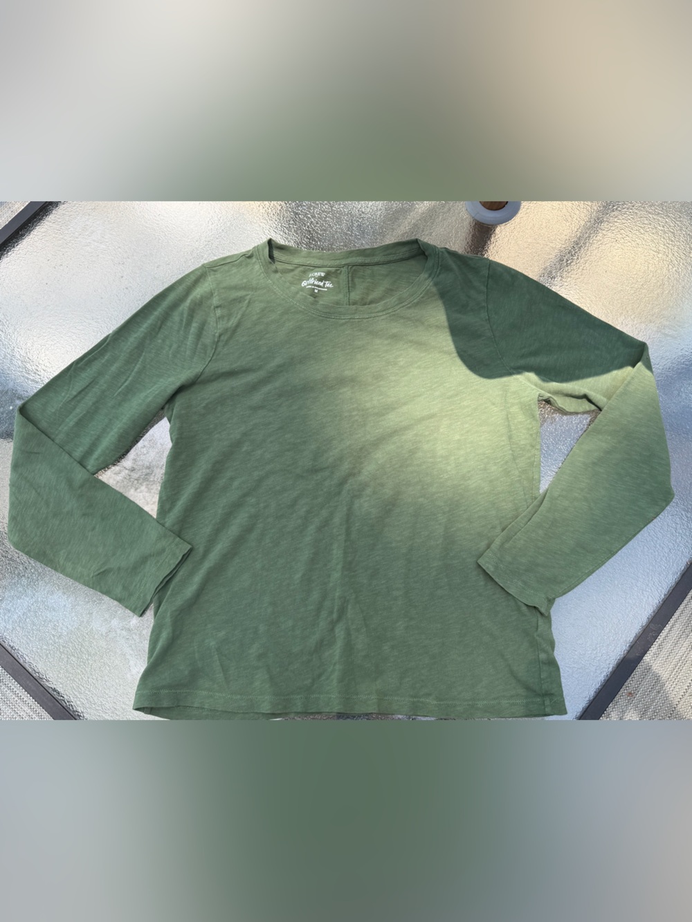 J. Crew Olive-Style Green Long Sleeve Tee